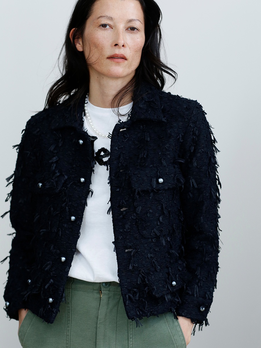 SHORT JK RIBBON TWEED