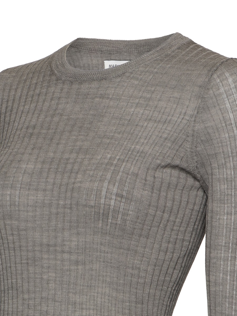 CREW NECK KNIT WIDE RIB