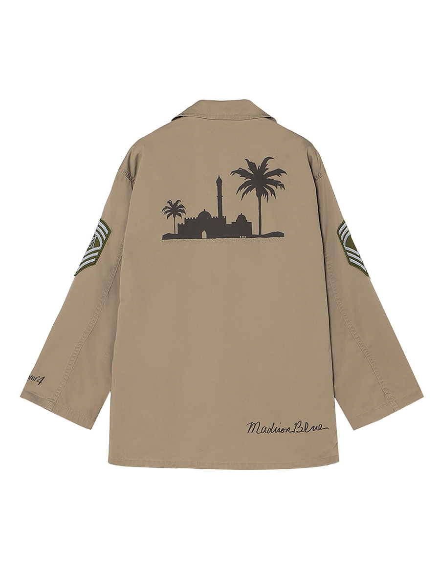 MADISONBLUE ミリタリージャケット 01サイズ GRAFFITI MILITARY JK EX | UNISEX | MADISONBLUE