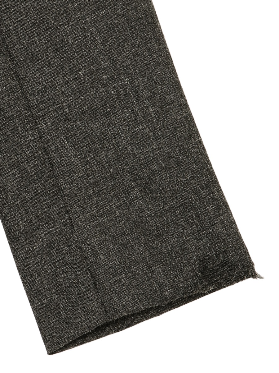 W BUTTON COAT WOOL