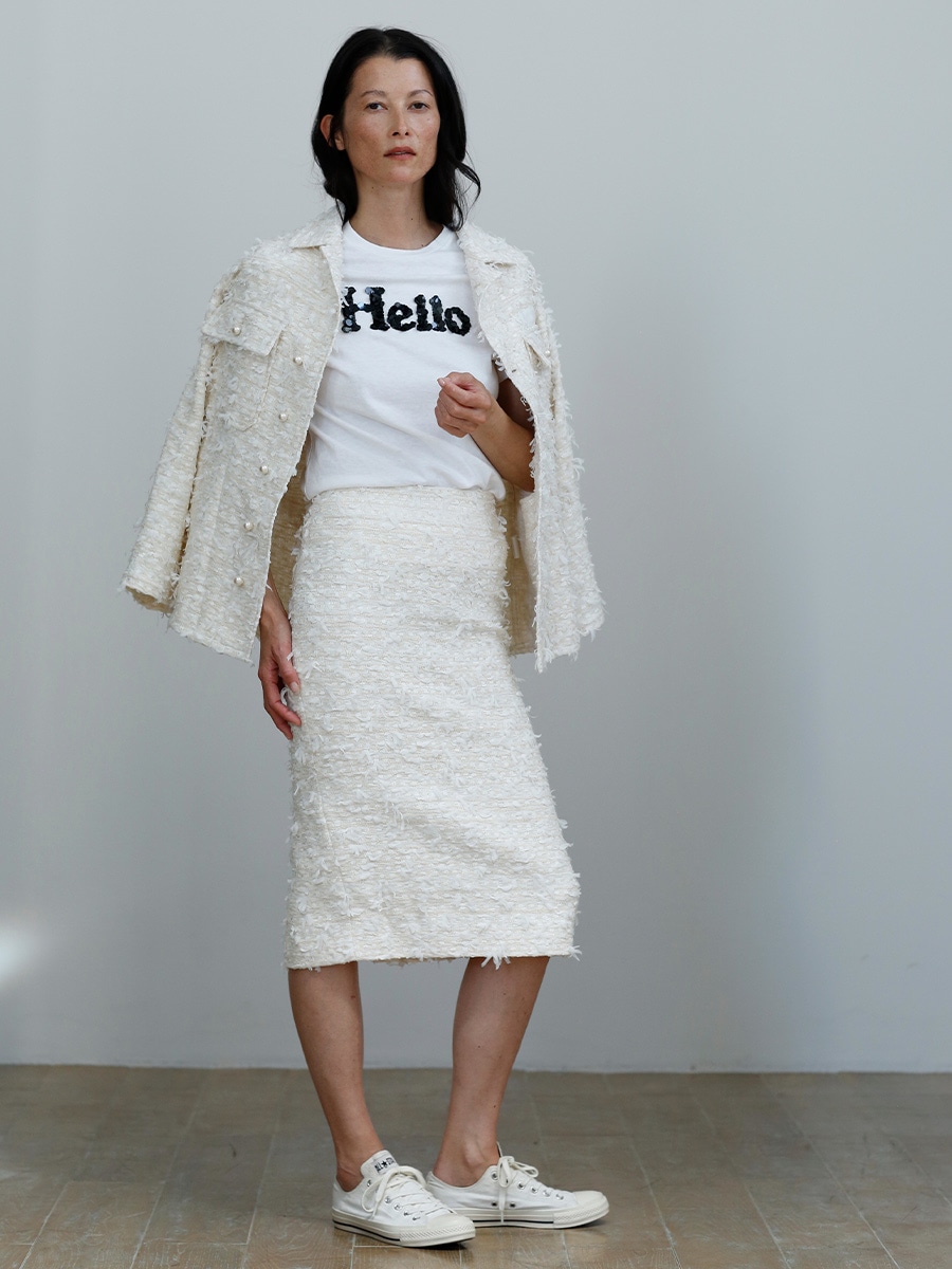 新発売の | SPANGLE TEE HELLO 2025SS MADISONBLUE | ORDER PRE ジャケット・アウター