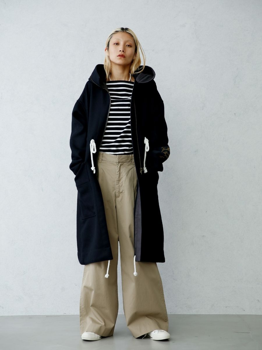 WIDE TUCK PT C/L | 2025FW STORE ONLY | MADISONBLUE