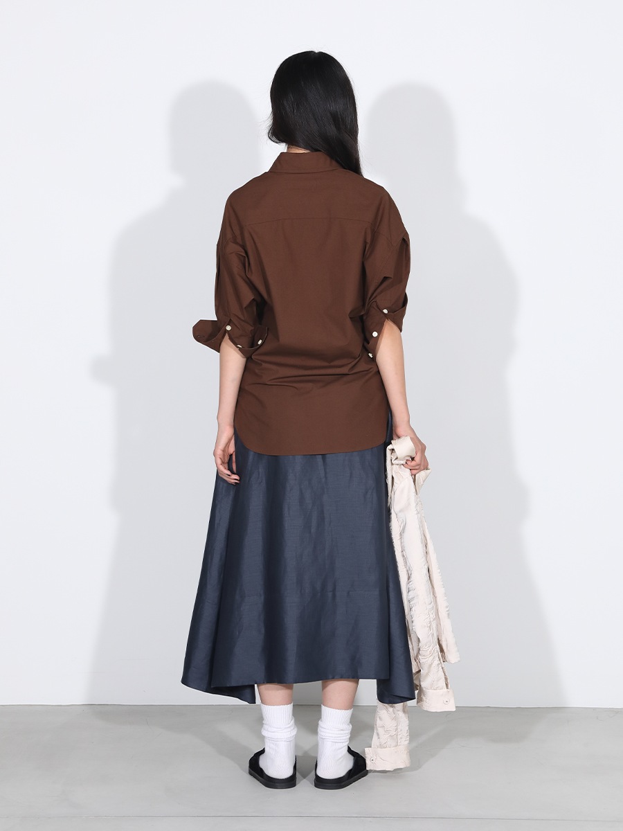 J.BRADLEY PUFF SLEEVE SH TYPEWRITER