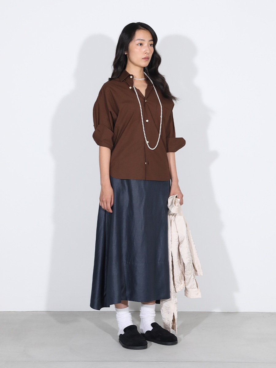 J.BRADLEY PUFF SLEEVE SH TYPEWRITER