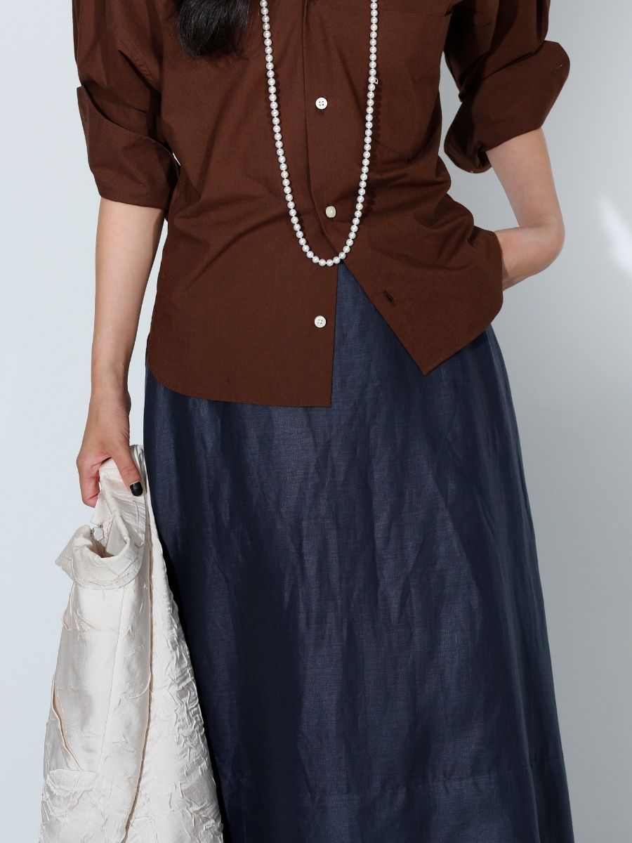 J.BRADLEY PUFF SLEEVE SH TYPEWRITER