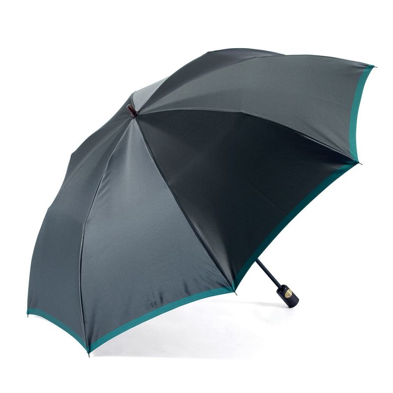【セール中】高級折りたたみ傘　トンボ洋傘　前原光榮商店 メンズ雨傘】シャンブレイ-折りたたみ-グリーン｜トンボ洋傘前原光榮