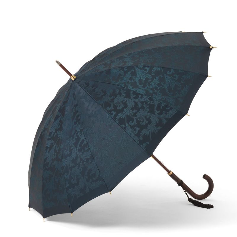 レディース雨傘】カラー-カーボン-ネイビー｜トンボ洋傘前原光榮