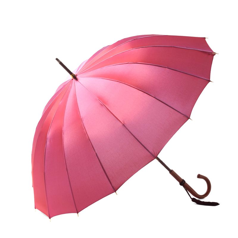 レディース雨傘】トラッドクラシコ-ワインレッド｜トンボ洋傘