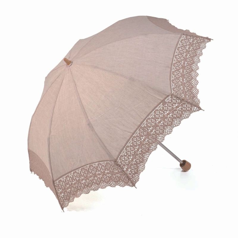 レディース日傘】麻-雪華-ライトグリーン｜トンボ洋傘前原光榮商店