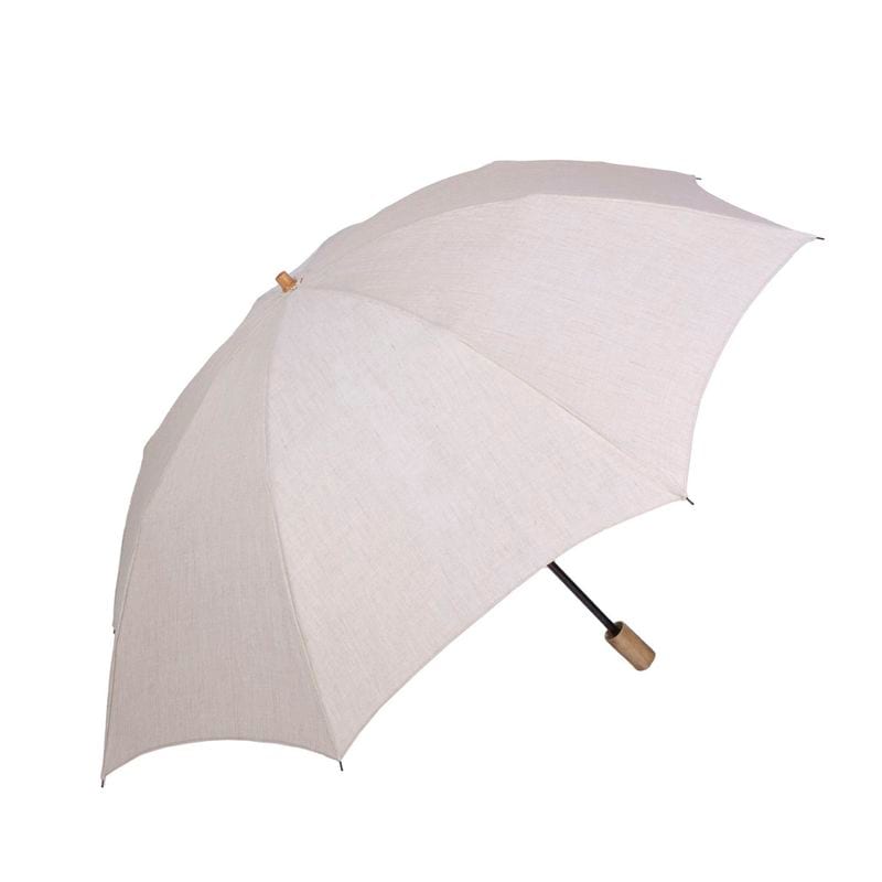 レディース日傘】インディアンヘッド-折-サンドベージュ｜トンボ洋傘