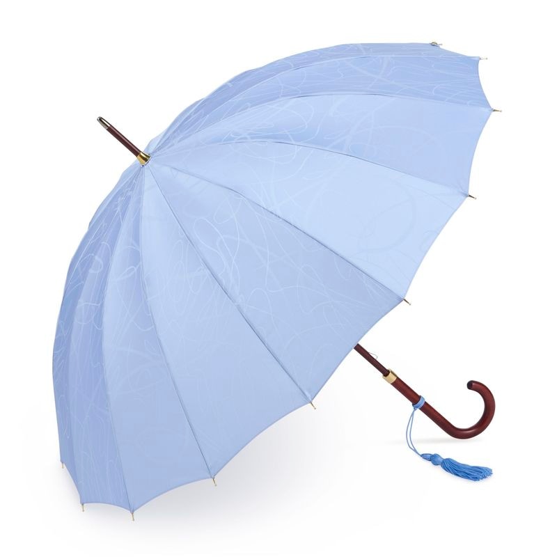 【レディース雨傘】EN（えん）-カーボン-サックスブルー