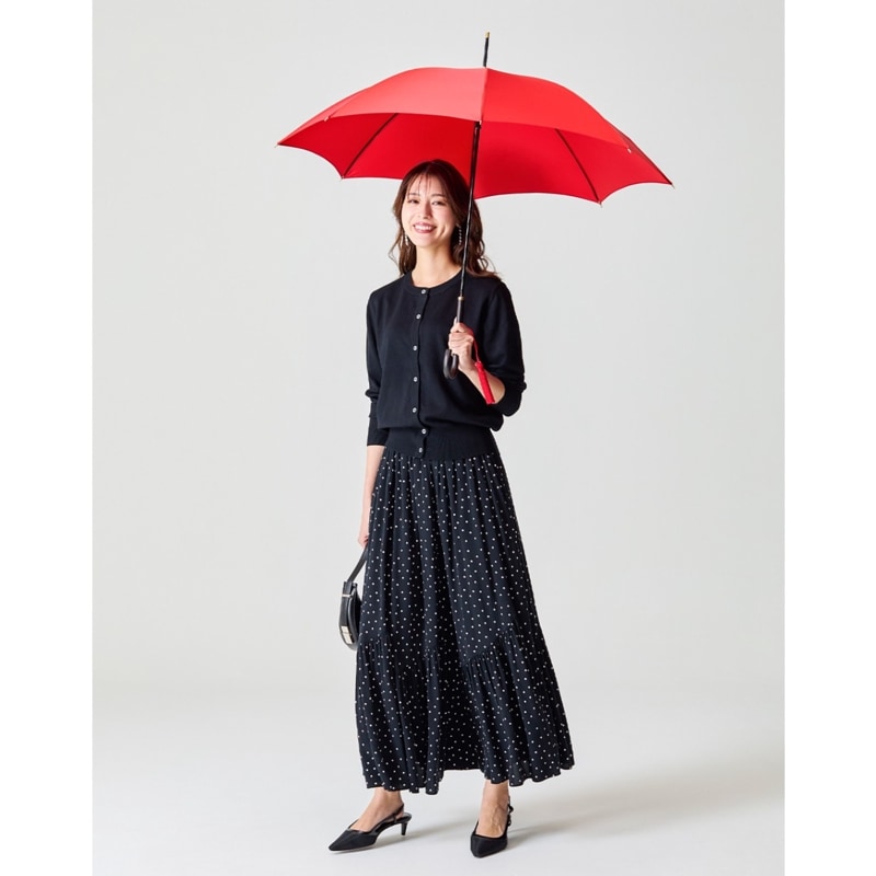 前原光榮商店 トラッドクラシコ ワインレッド 長傘 16本 レディース