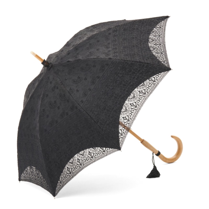 【レディース日傘】遮光二重張り-オンブラ-ブラック