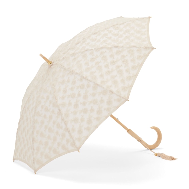レディース日傘】麻-雪華-ホワイト｜トンボ洋傘前原光榮商店オンライン