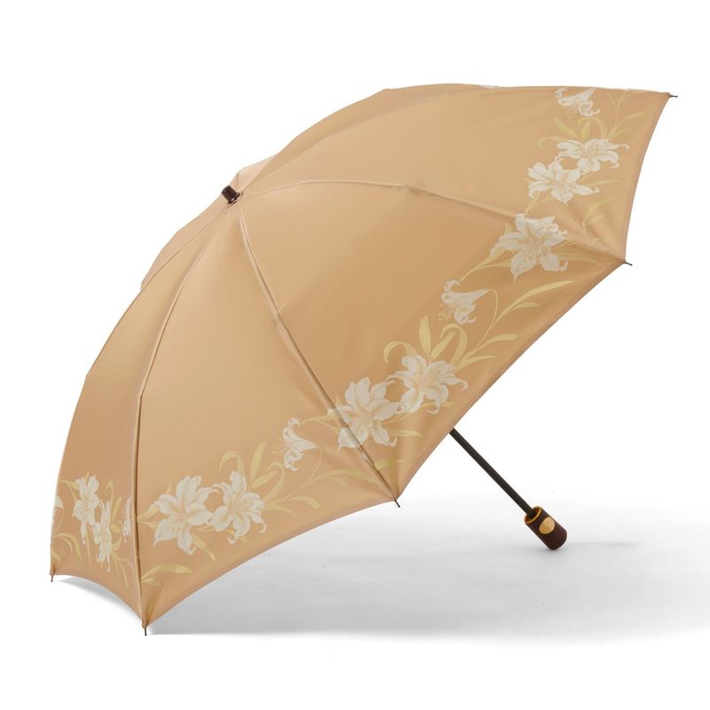 最終価格 ❣️前原光榮商店 折りたたみ日傘 ベージュ 日傘・晴雨兼用傘｜おしゃれな傘の通販ならトンボ洋傘前原光榮