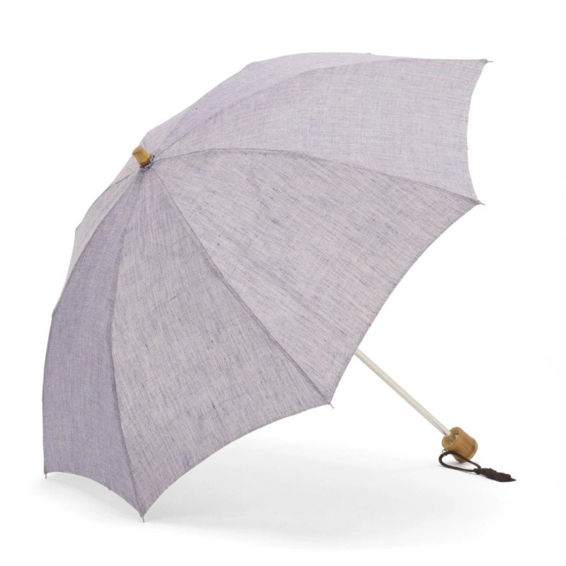 【レディース日傘】織風-折りたたみ-桔梗色