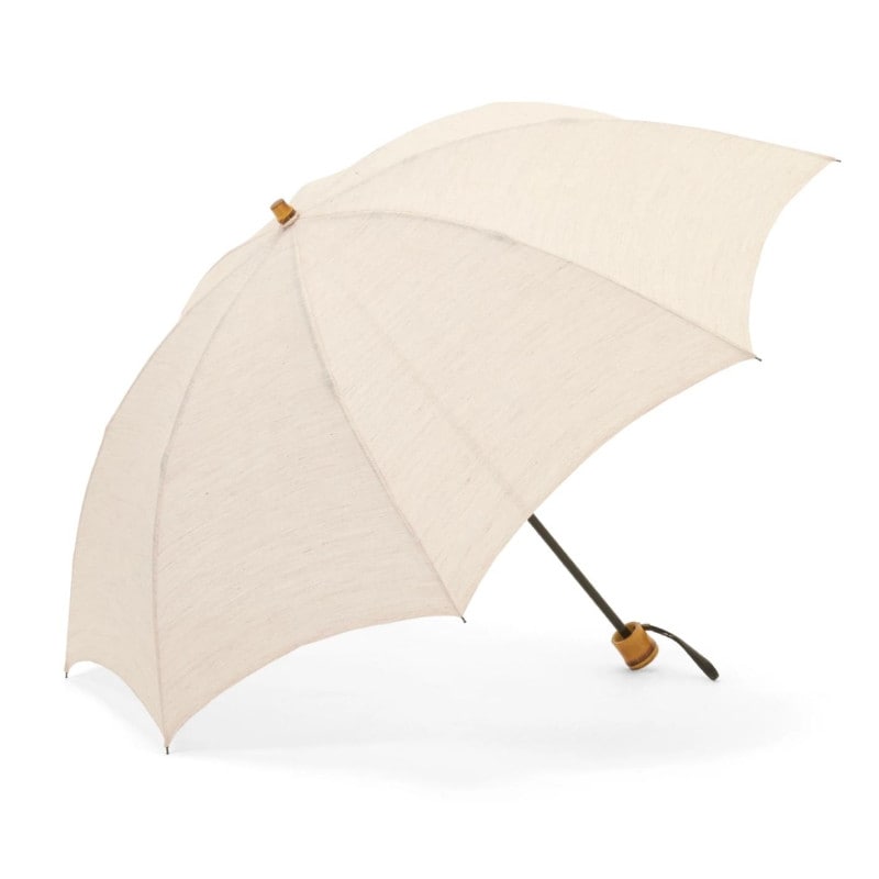 【メンズ日傘】織風-折りたたみ-白妙色