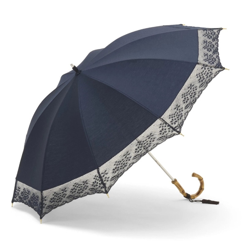 【レディース日傘】夏香-ショート-ネイビー