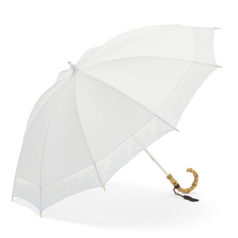 【レディース日傘】夏香-ショート-ベビーブルー