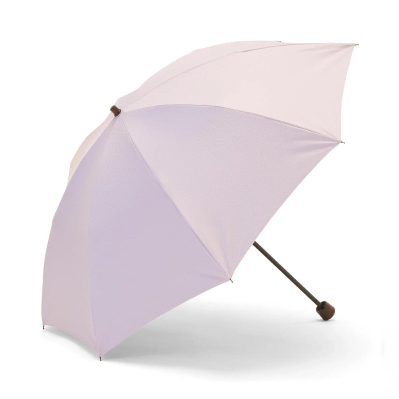 【レディース晴雨兼用傘】一級遮光-花菱-折りたたみ-うすふじ