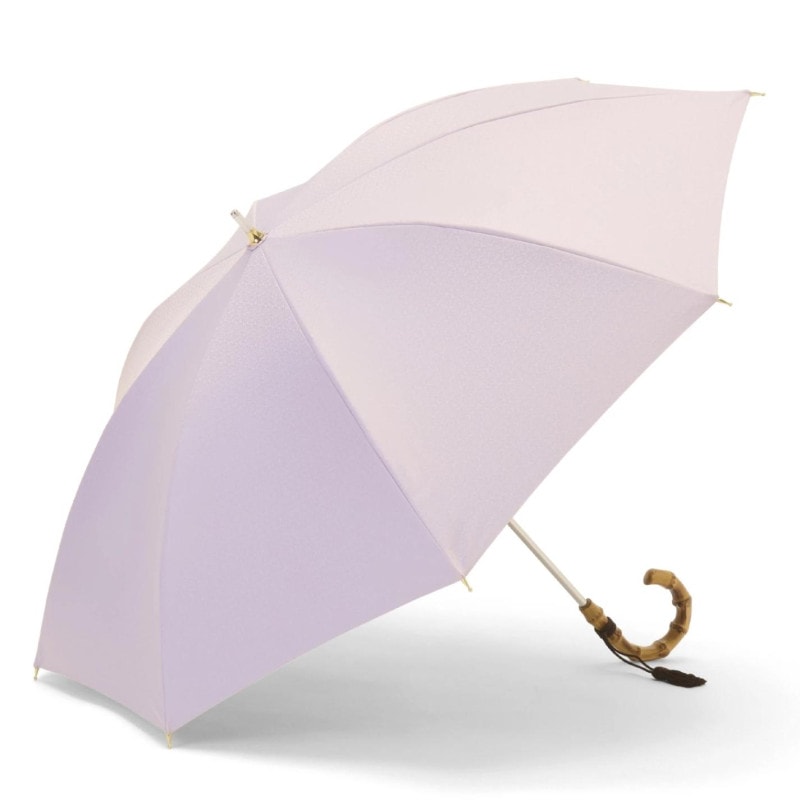 【レディース晴雨兼用傘】一級遮光-花菱-ショート-うすふじ