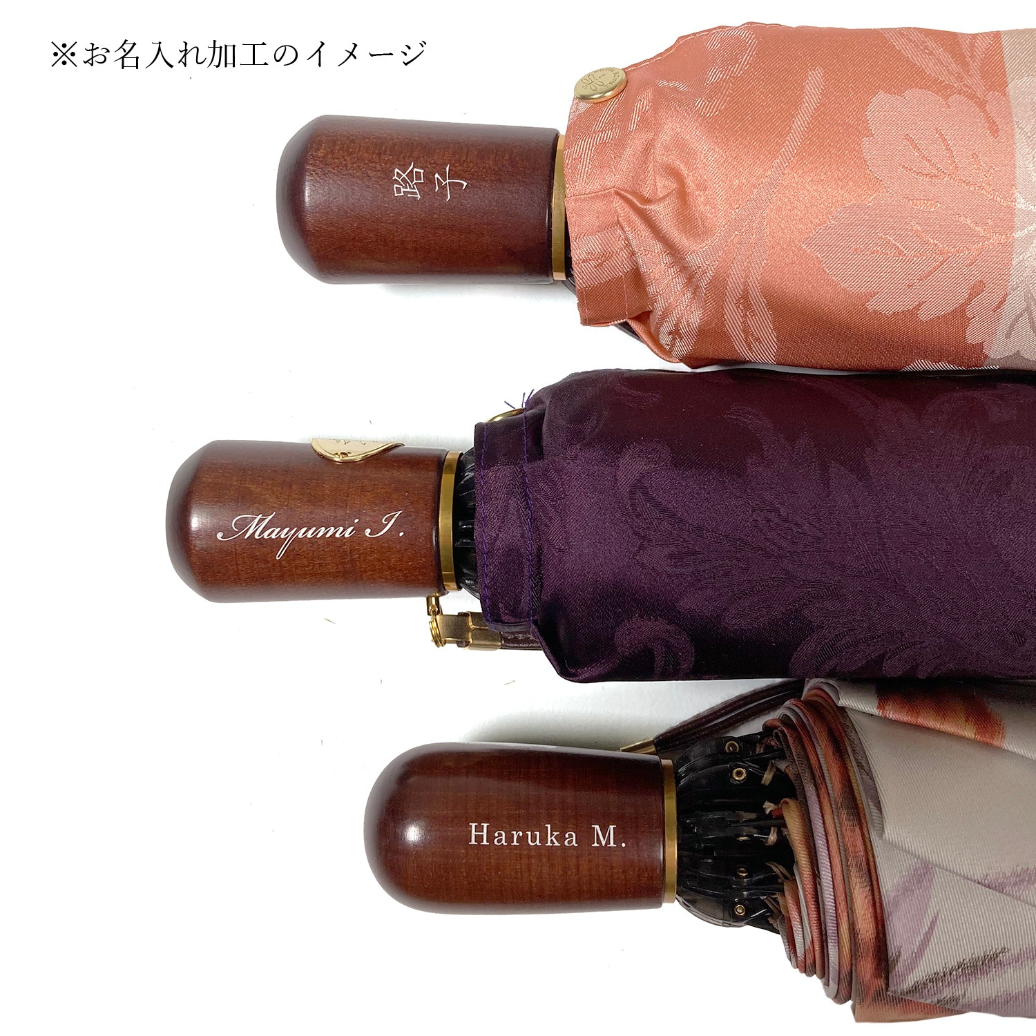 レディース雨傘】ボーダー-折りたたみ-ネイビー｜トンボ洋傘前原