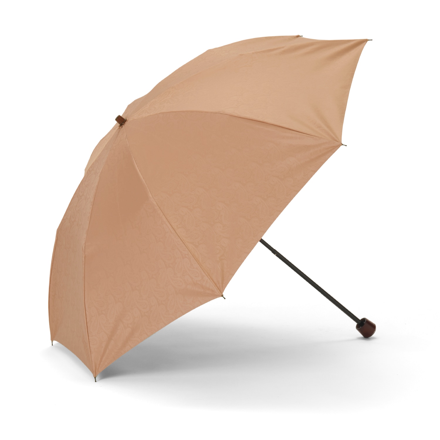 【美品】前原光榮商店 レディース 雨傘 長傘 ピンク ベージュ ゴールド 美品】前原光榮商店 レディース 雨傘 長傘 ピンク ベージュ