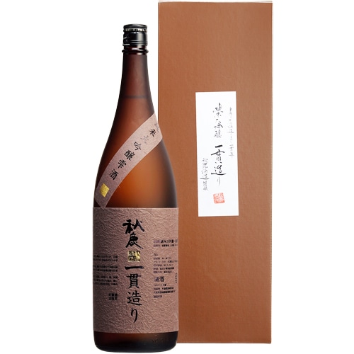 秋鹿 一貫造り【純米大吟醸雫酒】 火入れ 1800ml ※化粧箱入 G20大阪