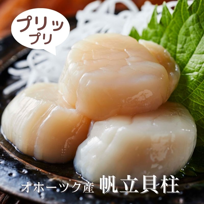 [送料無料]【メーカー直送品】オホーツク産帆立貝柱　オホーツク産帆立貝柱　250g×2　賞味期限30日以上