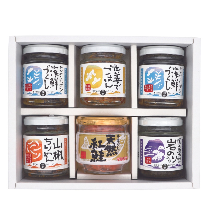 [送料無料]【メーカー直送品】ごはんのおともセット（6個入）　　賞味期限30日以上