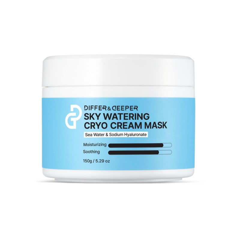 【直送品（買い合わせ不可）】[1個]DIFFER&DEEPER (ディファー&ディーパー) スカイウォーターリングクライオクリームマスク【使用期限】2027.04.29以降　150g　