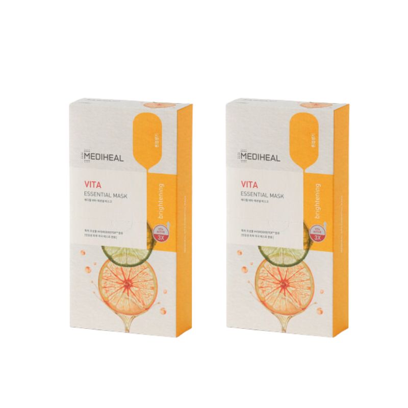 【直送品（買い合わせ不可）】[2箱]MEDIHEAL(メディヒール) ビタ エッセンシャルマスク　10枚×2箱　