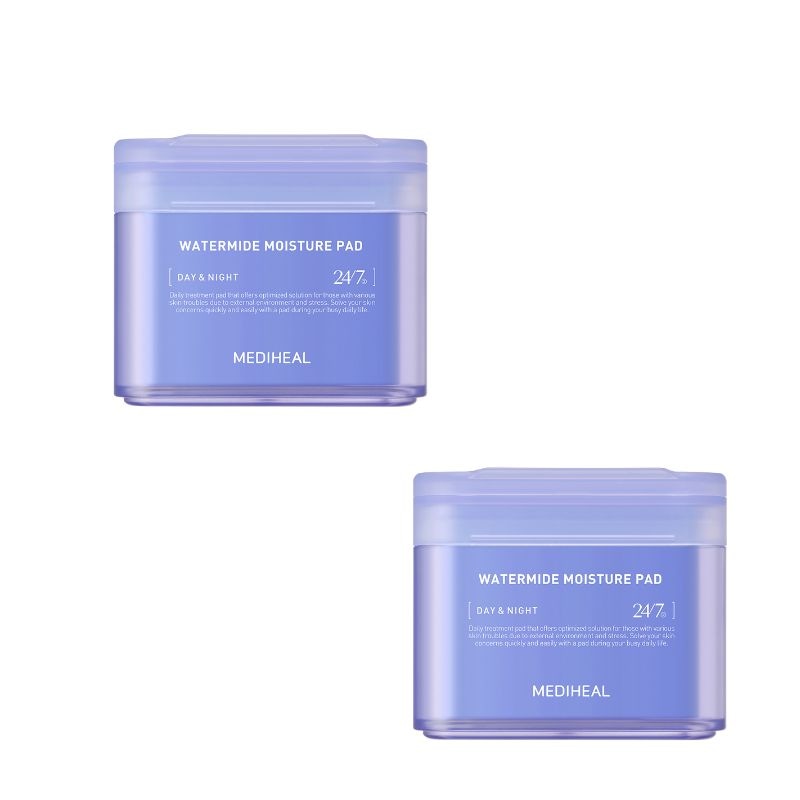 【直送品（買い合わせ不可）】[2個]MEDIHEAL(メディヒール) ウォーターマイド モイスチャーパッド　100枚　