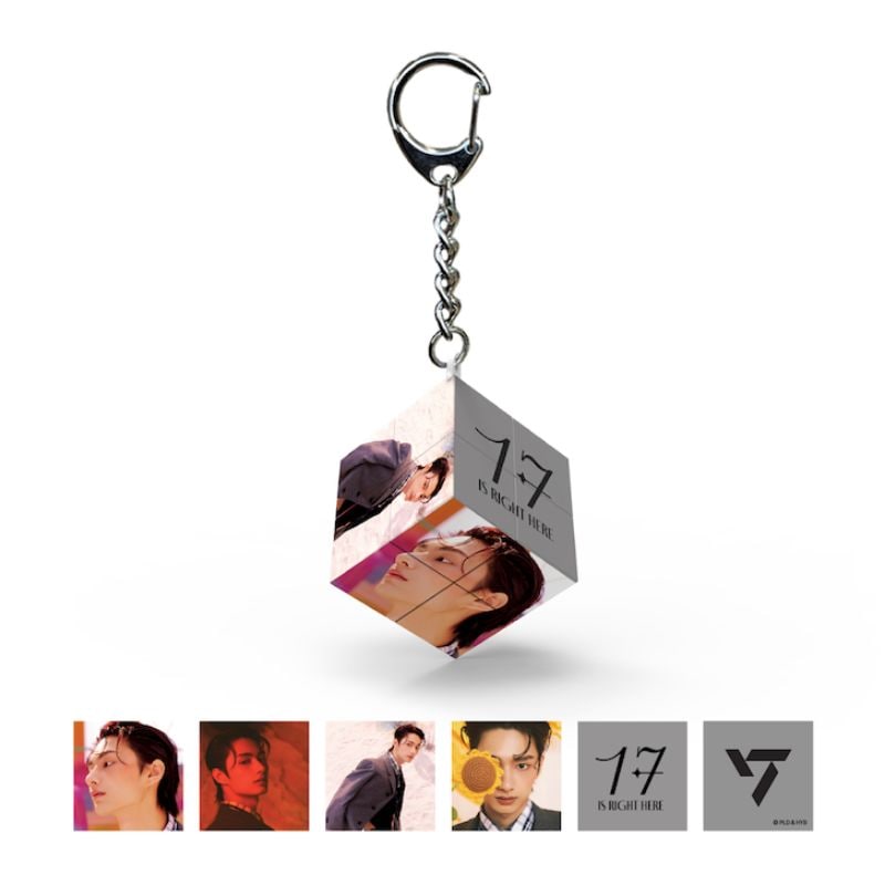 【直送品（買い合わせ不可）】[1個]SEVENTEEN(セブンティーン) 公式グッズ ミニキューブキーリング  JUN　　