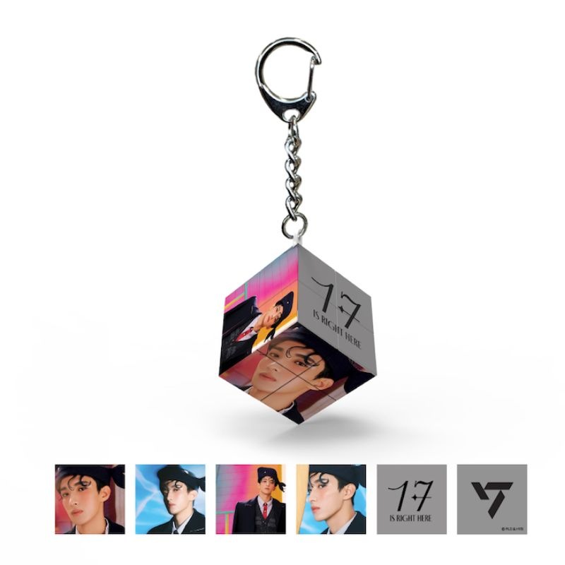 【直送品（買い合わせ不可）】[1個]SEVENTEEN(セブンティーン) 公式グッズ ミニキューブキーリング DK　　