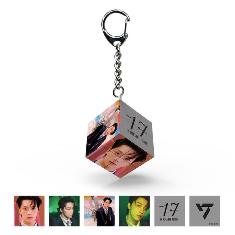 【直送品（買い合わせ不可）】[1個]SEVENTEEN(セブンティーン) 公式グッズ ミニキューブキーリング  DINO　　