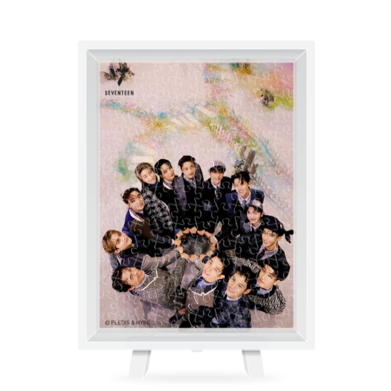 【直送品（買い合わせ不可）】[1個]SEVENTEEN(セブンティーン) 公式グッズ 80ピース スタンディングパズル　　