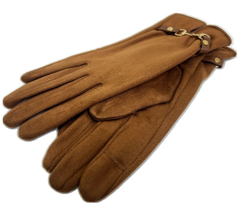 [1個]Dモチーフ グローブ／BROWN　　