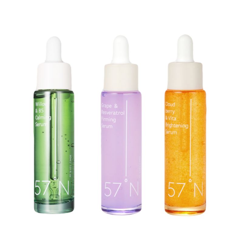 【直送品（買い合わせ不可）】[1セット]GD11(ジーディーイレブン) 57°N セラム  3種セット　30ml　