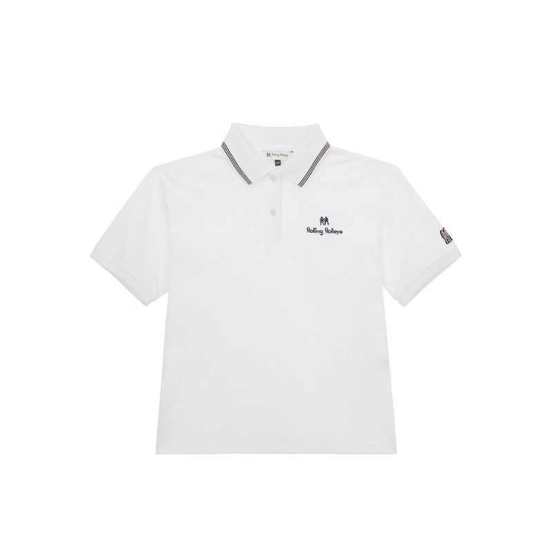 【直送品（買い合わせ不可）】Sサイズ レディース Rolling Rolleye ロールロール デイリー PK Tシャツ ホワイト　　