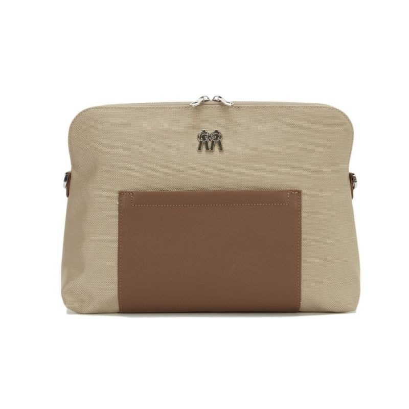 【直送品（買い合わせ不可）】Rolling Rolleye ロール ショルダー シャービンバッグ ベージュ　　