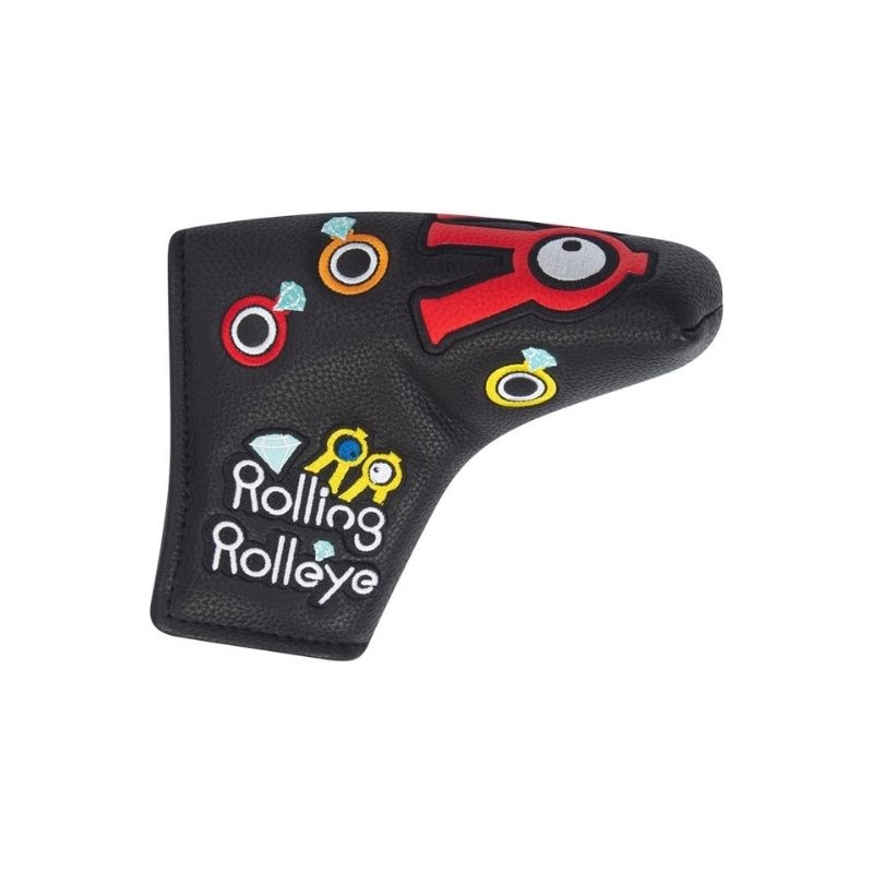 【直送品（買い合わせ不可）】Rolling Rolleye ビッグロゴ Dパターカバー ブラック　　