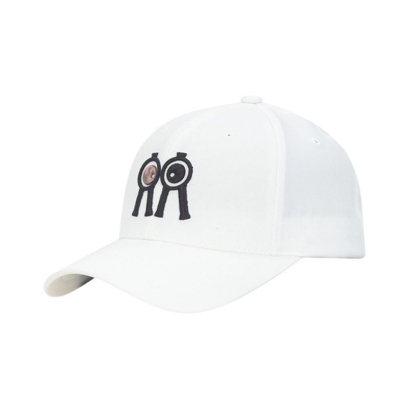 【直送品（買い合わせ不可）】Mサイズ(58cm) Rolling Rolleye  ボールキャップ ホワイトブラウンアイ ホワイト　　