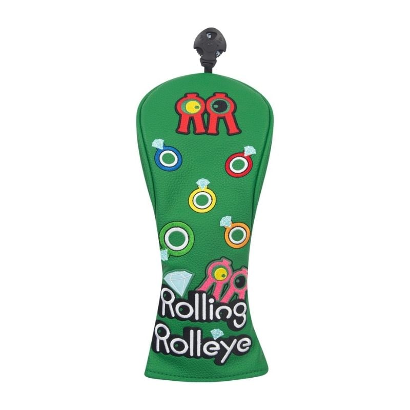 【直送品（買い合わせ不可）】Rolling Rolleye ビッグロゴ ウッドカバー グリーン　　