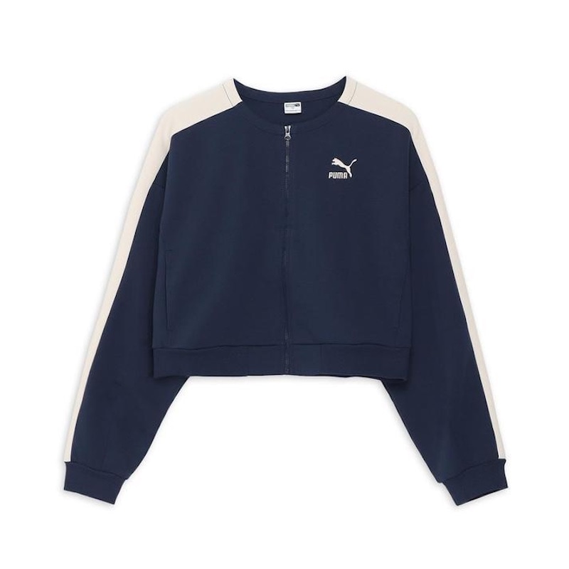 サイズ：L　PUMA ウィメンズ T7 MX トラックジャケット  (CLUB NAVY)　　