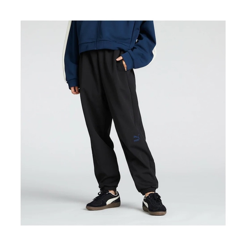 サイズ：L　PUMA ウィメンズ T7 MX トラックパンツ  (PUMA BLACK)　　