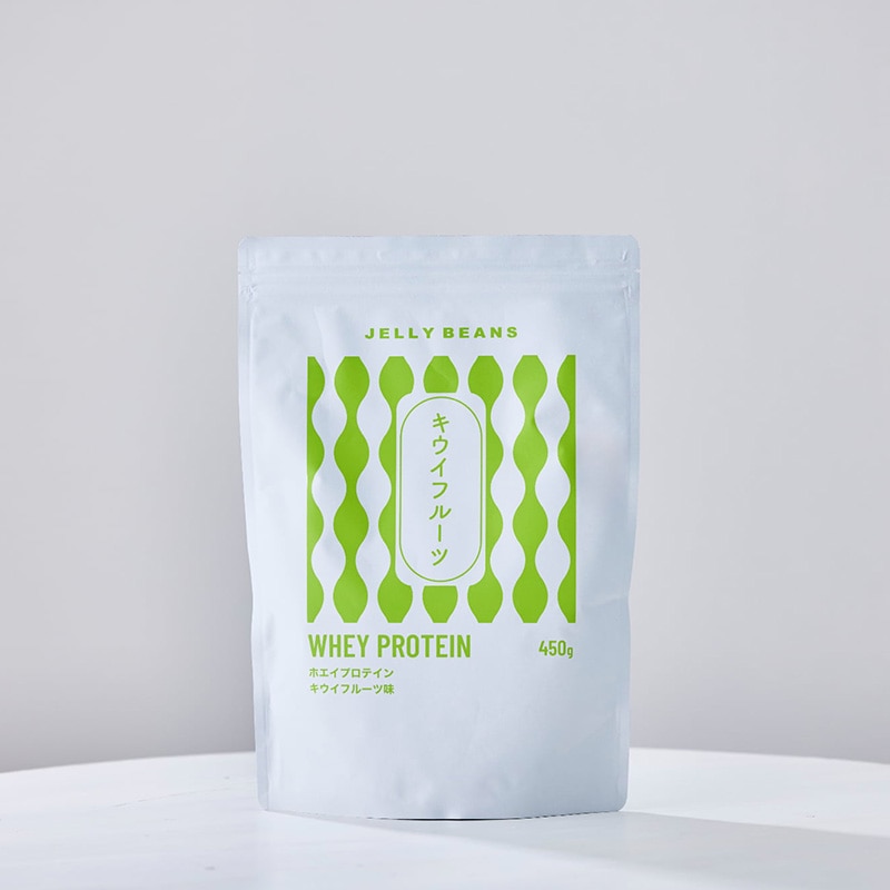 [1個]JELLY BEANS ホエイプロテイン キウイフルーツ味　450g　賞味期限2026.12.31