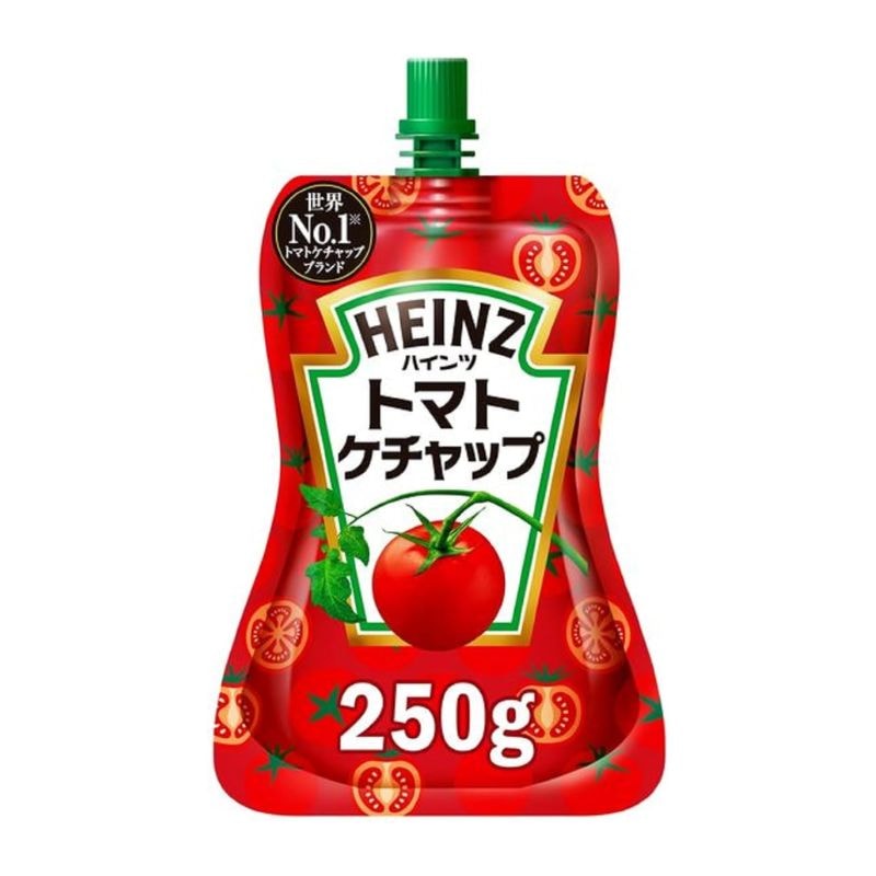 [4個]ハインツ トマトケチャップパウチ　250g　賞味期限2026.01.12