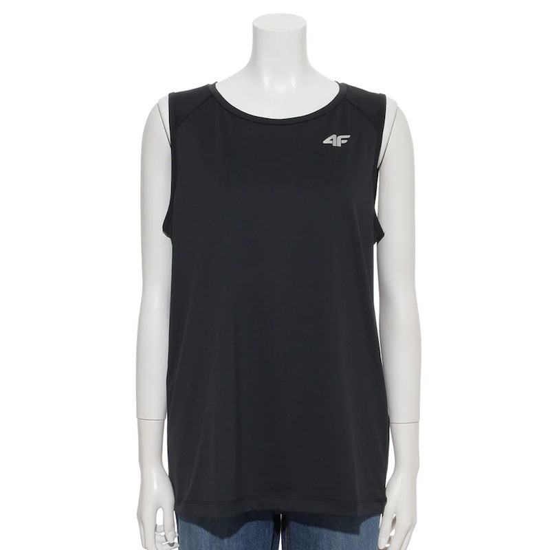 サイズ：XL　4F レディース タンクトップ（BLACK）　　