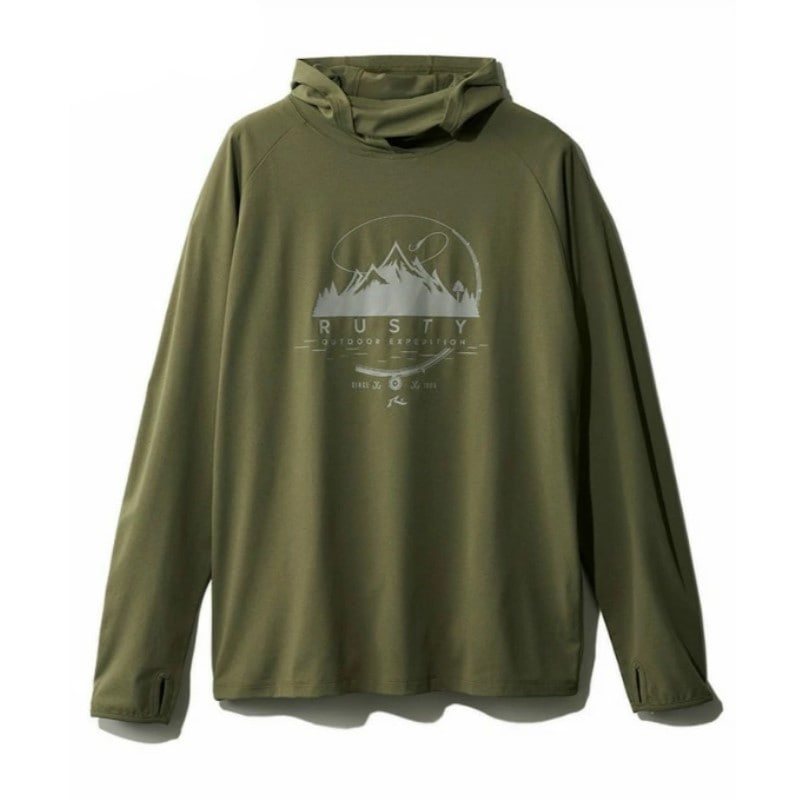 【Lサイズ】RUSTY メンズ TO UVハ゜ーカー（KHA）　　